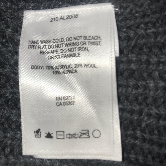 COLUMBIA Wool & Alpaca Blend Enchanted Fair Isle Button Cardigan Sweater Size L - Picture 6 of 14